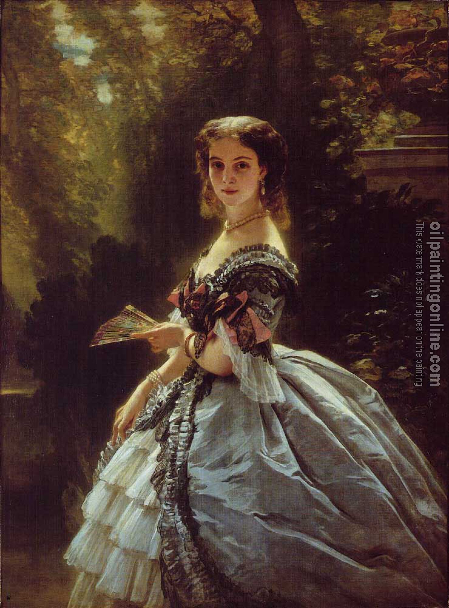 Winterhalter, Franz Xavier - Princess Elizabeth Esperovna Belosselsky Belosenky Princess Troubetskoi